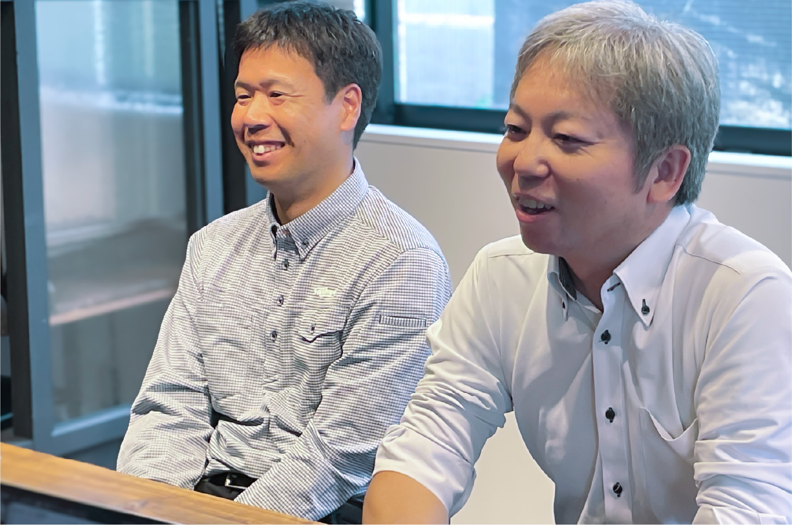 笑顔の神谷様と吉川様