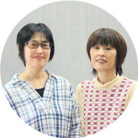 常務理事 松下 哲子 様 /事務局 矢羽田 裕子 様